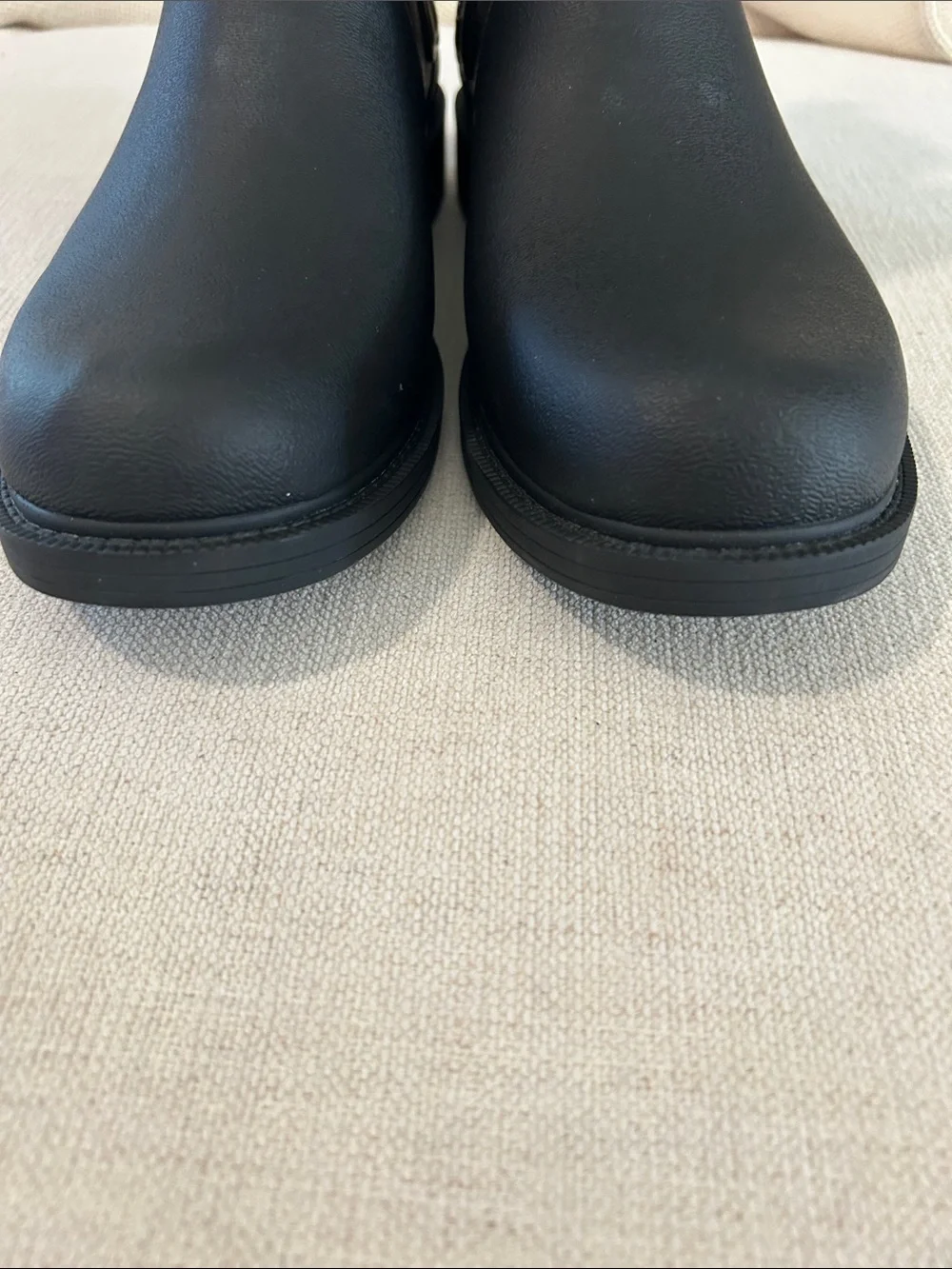 rag & bone Moto Moto Rain Boots, Black, Size EU41, NWOT Display pair